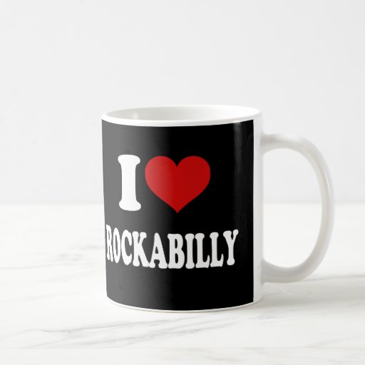 Amo Rockabilly Tazas De Café