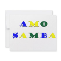 Amo Samba invitations