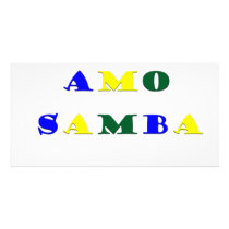 Amo Samba photo cards by BrazilStore Amo Samba photo cards