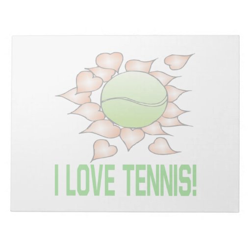 Amo tenis blocs de papel