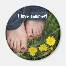 ¡Amo verano! Iman De Frigorífico