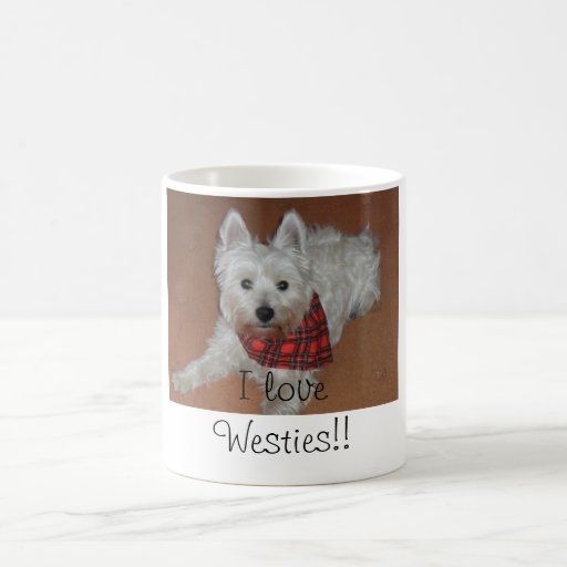 ¡Amo Westies! Tazas