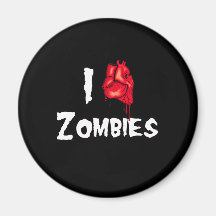 AMO ZOMBIES.png Imán De Nevera