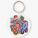 "Amoeba Art" Eco Keychain by ChelseaKerwath "Amoeba Art" Eco Keychain