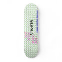 Amoeba Green Neon Deck skateboards by StellaKarmine Amoeba Green Neon Deck skateboards