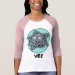 Ladies 3/4 Sleeve Raglan (Fitted)