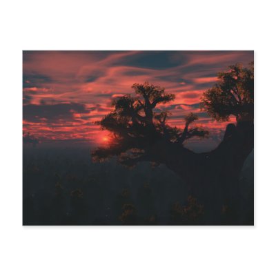 Among The Ancients Postcard by 3dartwork