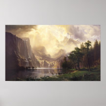 Among the Sierra Nevada Mountains Print