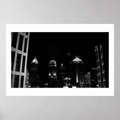 Amongst Lighted Steeples Print by barishiman