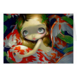 "Amongst the Koi" Greeting Card