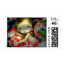 "Amongst the Koi" Stamp