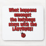 Amongst the ladybugs mouse mats