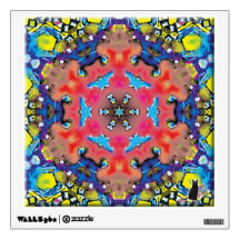 “Amonium” Kaleidoscope “PixPane(TM)” Wall Decal