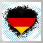 Amor Alemania del vintage I Poster