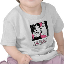 Amor. Baby Tee t-shirts