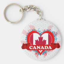 Amor Canadá del vintage I Llavero
