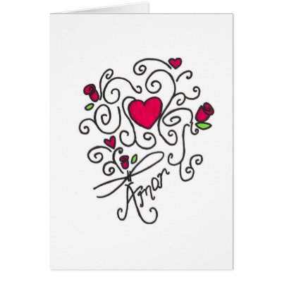 Amor Greeting Card by sammimlamv
