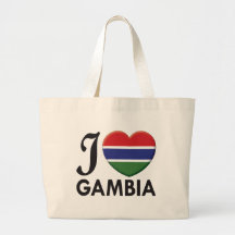 Amor de Gambia Bolsas Lienzo