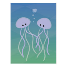 Amor de la jalea tarjetas postales