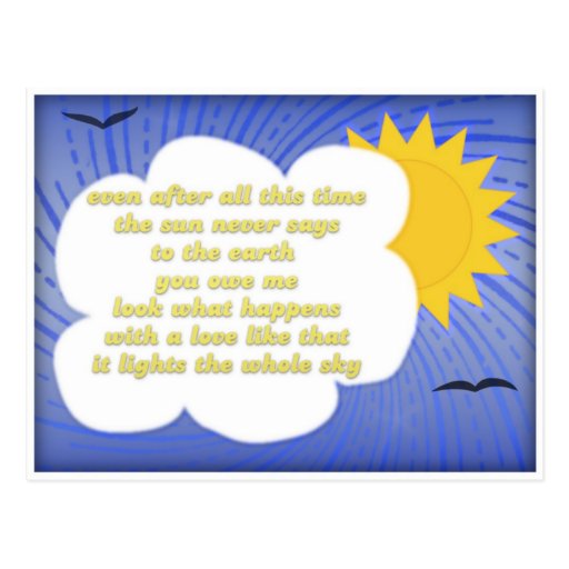 Amor de Sun para la tierra por Hafiz Postal