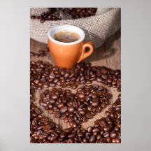 Amor del café impresiones