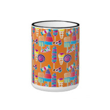 amor del lollypop tazas de café