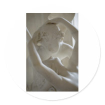 Amor et Psyche Round Sticker