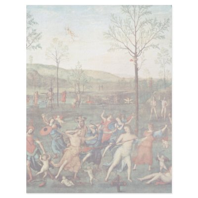 Amor Fight Against Chastity By Perugino Pietro Personalized Letterhead by Artcollection