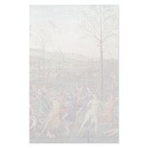 Amor Fight Against Chastity By Perugino Pietro Custom Stationery