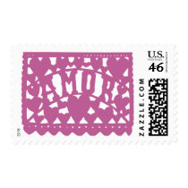 Amor - fuschia stamps