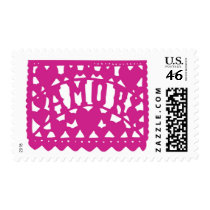 Amor - pink postage