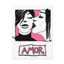 Amor. Postcard postcards