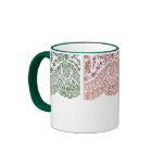 Amor Roma With Green Lace Coffee Mug