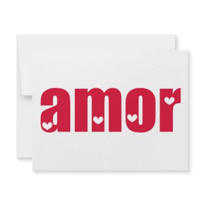 Amor! Spanish Love design! Invites by angeria