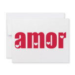 Amor! Spanish Love design! Invites