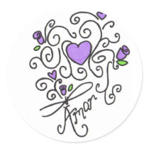Amor stickers by sammimlamv Amor stickers