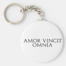 Amor Vincit Omnia Keychain