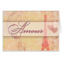 Amour in Paris card