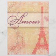 Amour in Paris Full Color Flyer