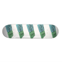 Amp as Am Americium and P Phosphorus Custom Skateboard