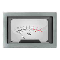 Amp meter belt buckles