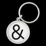 Ampersand - Black keychains