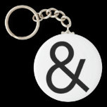 Ampersand - Black keychains
