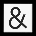 Ampersand - Black magnets