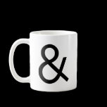 Ampersand - Black mugs