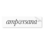 Ampersand Bumper Stickers