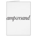 Ampersand cards by brentspore Ampersand cards