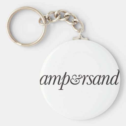 Ampersand Key Chain
