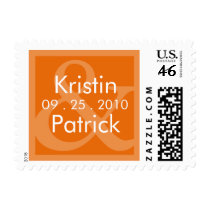 Ampersand · Persimmon · Save the Date Stamp