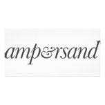 Ampersand photo cards